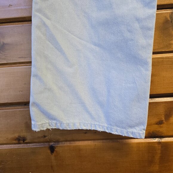 Zara Wide Leg Baggy Y2K 90s Style Light Wash Jeans Size 8 - Picture 8 of 8